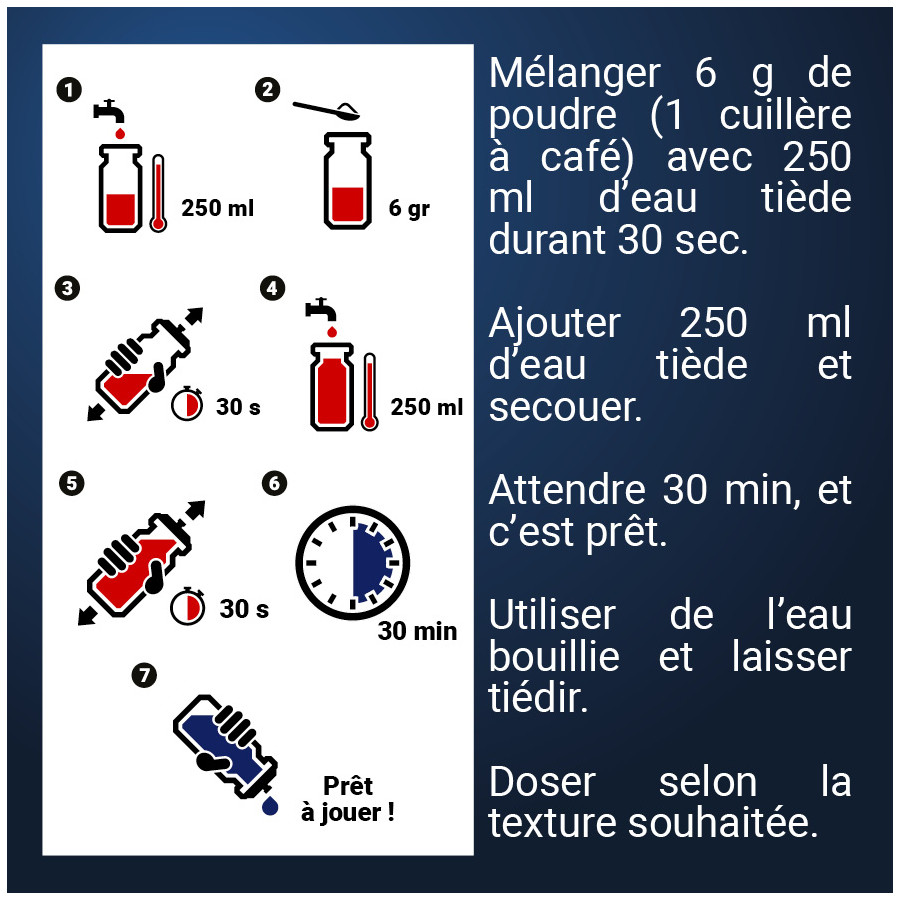 Sachet 6g Poudre lubrifiant à Fist