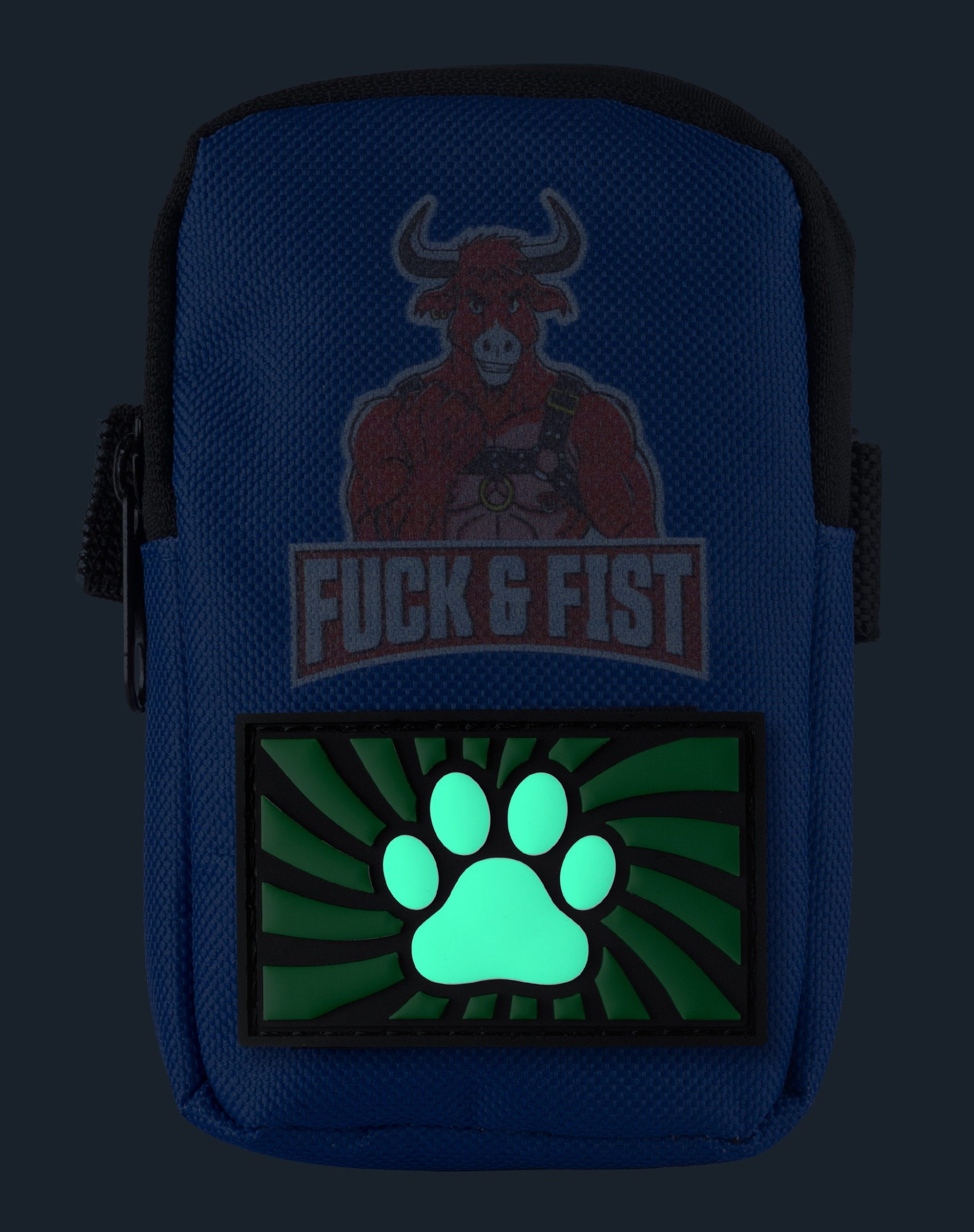 Petit Fuck Bag + Tag Paw Vert